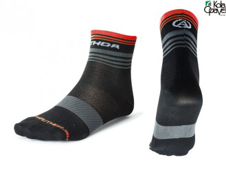 AUTHOR Ponožky ProLite X0 černá/šedá/červená