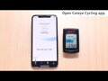 Nastavení pomocí Cateye Cycling - iOS